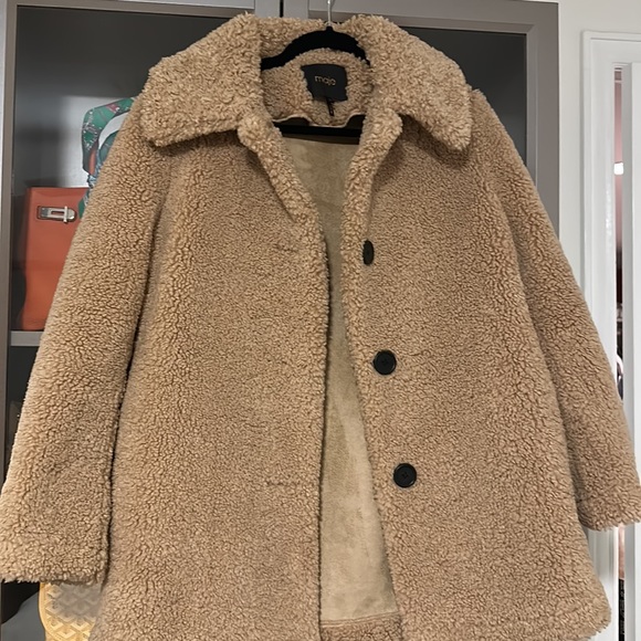 Maje Gatino Teddy Coat - Picture 7 of 12